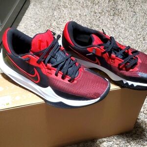 Nike Red and Black Athletic Shoes